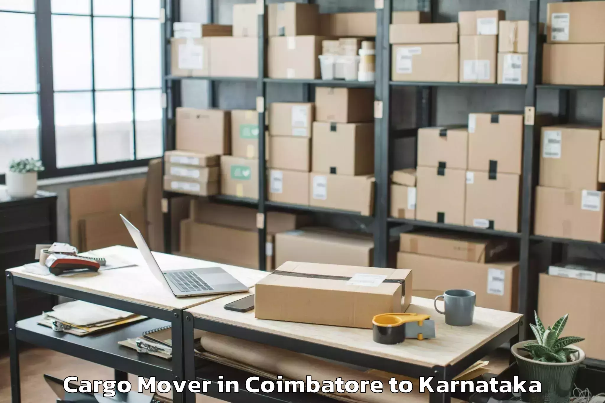 Book Coimbatore to Davangere Cargo Mover Online